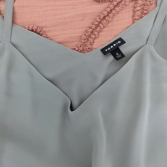Torrid Spaghetti Strap Flowy Tank - Picture 2 of 2